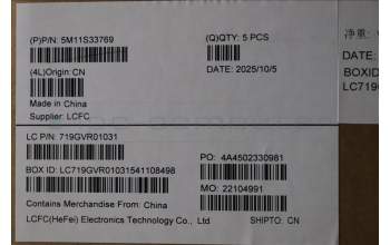 Lenovo 5M11S33769 C-Cover with keyboard, Belgian, Black, Backlight, UK