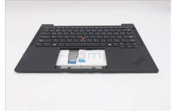 Lenovo 5M11S37490 C-Cover with keyboard, Arabic, Black, Backlight, WWAN, US