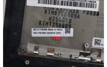 Lenovo 5M11S37574 C-Cover with keyboard, French, Black, Backlight, WWAN, US