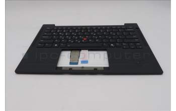 Lenovo 5M11S37599 C-Cover with keyboard, Greek, Black, Backlight, WWAN, US