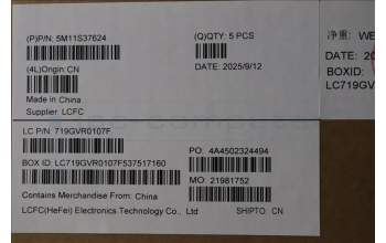 Lenovo 5M11S37624 C-Cover with keyboard, Icelandic, Black, Backlight, WWAN, UK