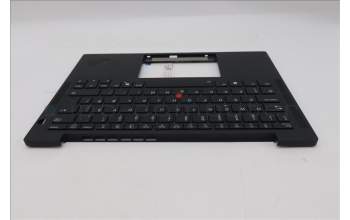 Lenovo 5M11S38108 C-Cover with keyboard, Danish, Black, Backlight, WWAN, UK