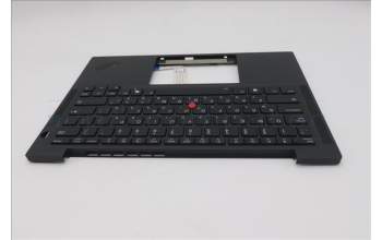 Lenovo 5M11S38133 C-Cover with keyboard, Hebrew, Black, Backlight, WWAN, US