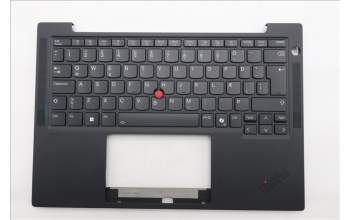 Lenovo 5M11S38139 C-Cover with keyboard, Icelandic, Black, Backlight, WWAN, UK