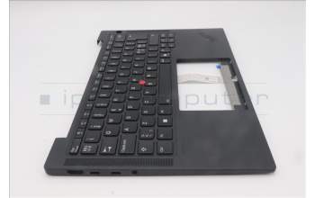Lenovo 5M11S53509 C-Cover with keyboard, Nordic, Black, Backlight, WWAN, UK