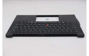 Lenovo 5M11S53755 C-Cover with keyboard, Danish, Black, Backlight, UK