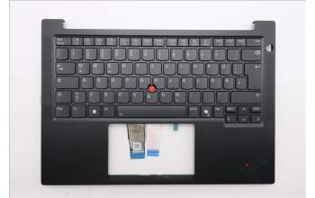 Lenovo 5M11S53767 MECH_ASM FRU KBD W/C GER BL(CHY)UK BK