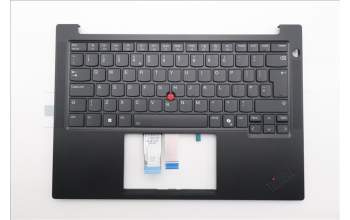 Lenovo 5M11S53823 C-Cover with keyboard, UK English, Black, Backlight, UK