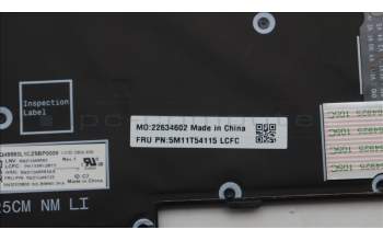 Lenovo 5M11T54115 MECH_ASM BKLT KB NP BK DEN LTN