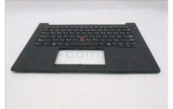 Lenovo 5M11T54211 C-Cover with keyboard, Arabic, Black, Backlight, US