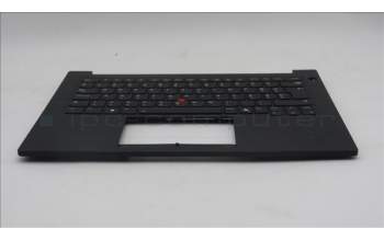 Lenovo 5M11T54271 C-Cover with keyboard, Hungarian, Black, Backlight, UK