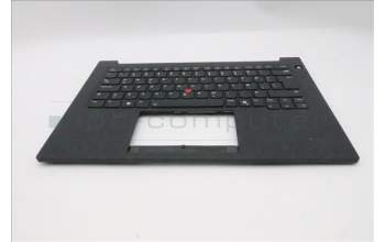 Lenovo 5M11T54275 C-Cover with keyboard, Icelandic, Black, Backlight, UK