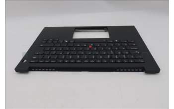 Lenovo 5M11T54303 C-Cover with keyboard, Portuguese, Black, Backlight, UK