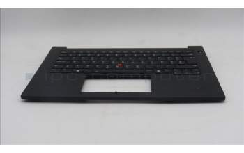 Lenovo 5M11T55191 C-Abdeckung mit Tastatur, Slowenisch, schwarz, Hintergrundbeleuchtung, Chipkartenleser
