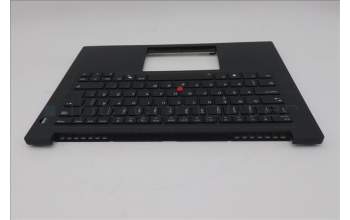 Lenovo 5M11T55199 C-Abdeckung mit Tastatur, Schwedisch/Finnisch, schwarz, Hintergrundbeleuchtung, Chipkartenleser