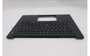 Lenovo 5M11T55203 C-Abdeckung mit Tastatur, Schweiz, schwarz, Hintergrundbeleuchtung, Chipkartenleser