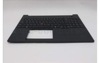 Lenovo 5M11T55247 C-Abdeckung mit Tastatur, Bulgarisch, schwarz, Hintergrundbeleuchtung, Ziffernblock, GB