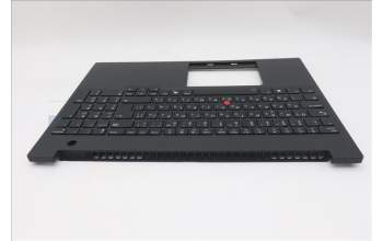 Lenovo 5M11T55247 C-Abdeckung mit Tastatur, Bulgarisch, schwarz, Hintergrundbeleuchtung, Ziffernblock, GB