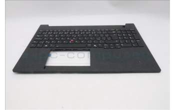 Lenovo 5M11T55253 C-Cover with keyboard, Czech Slovakian, Black, Backlight, Number Pad, UK