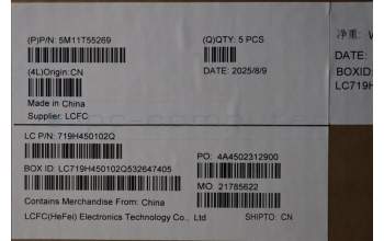 Lenovo 5M11T55269 MECH_ASM BL KB NP BK FRA LTN