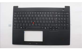 Lenovo 5M11T55284 C-Abdeckung mit Tastatur, Ungarisch, schwarz, Hintergrundbeleuchtung, Ziffernblock