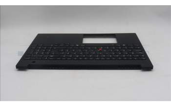 Lenovo 5M11T55284 C-Abdeckung mit Tastatur, Ungarisch, schwarz, Hintergrundbeleuchtung, Ziffernblock