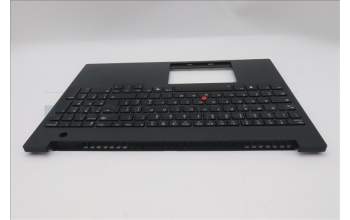 Lenovo 5M11T55290 C-Abdeckung mit Tastatur, Italienisch, schwarz, Hintergrundbeleuchtung, Ziffernblock