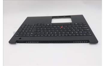 Lenovo 5M11T55301 C-Cover with keyboard, Norwegian, Black, Backlight, Number Pad, UK