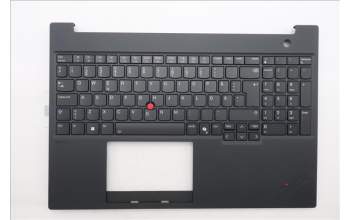 Lenovo 5M11T55320 C-Abdeckung mit Tastatur, Schwedisch/Finnisch, schwarz, Hintergrundbeleuchtung, Ziffernblock