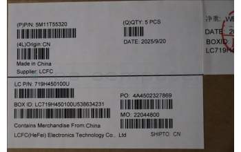 Lenovo 5M11T55320 C-Abdeckung mit Tastatur, Schwedisch/Finnisch, schwarz, Hintergrundbeleuchtung, Ziffernblock