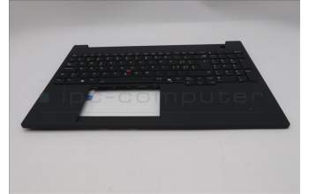 Lenovo 5M11T55323 C-Cover with keyboard, Switzerland, Black, Backlight, Number Pad, UK