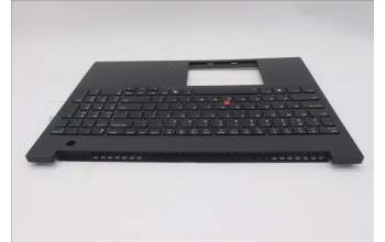 Lenovo 5M11T55370 C-Cover with keyboard, English, Black, Backlight, WWAN, Number Pad, US