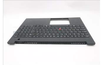Lenovo 5M11T55379 C-Cover with keyboard, French, Black, Backlight, WWAN, Number Pad, US
