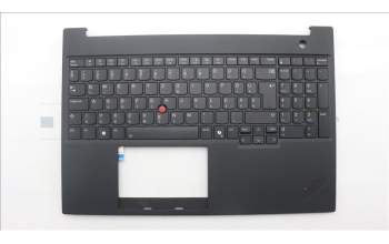 Lenovo 5M11T55395 C-Cover with keyboard, Hungarian, Black, Backlight, WWAN, Number Pad, UK