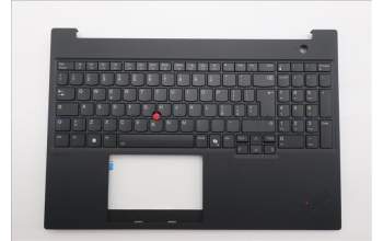 Lenovo 5M11T55400 C-Cover with keyboard, Italian, Black, Backlight, WWAN, Number Pad, UK