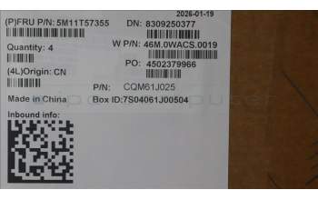 Lenovo 5M11T57355 C-Cover with keyboard, Bulgarian, No NFC, UK