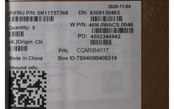 Lenovo 5M11T57368 MECH_ASM NoNFC CCvr+FRA KB ASM,TRI