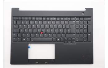 Lenovo 5M11T58531 C-Cover with keyboard, Spanish, Black, WWAN, Number Pad, UK