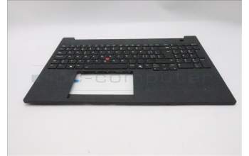 Lenovo 5M11T58536 C-Cover with keyboard, Switzerland, Black, WWAN, Number Pad, UK