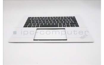 Lenovo 5M11T58914 C-Cover with keyboard, Czech Slovakian, White, FingerPrint, UK