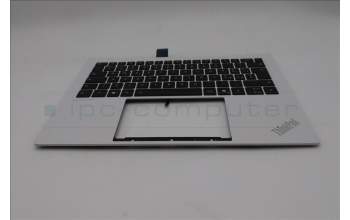 Lenovo 5M11U03807 C-Abdeckung mit Tastatur, Italienisch, Schwarz/Weiß, Fingerabdruck, WLAN