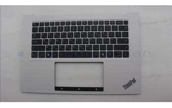 Lenovo 5M11U08060 C-Cover with keyboard, Hebrew, White, FingerPrint, US