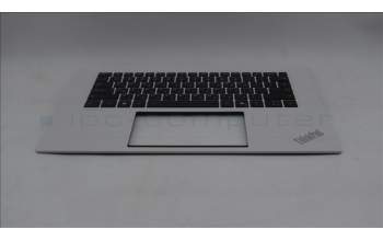 Lenovo 5M11U08060 C-Cover with keyboard, Hebrew, White, FingerPrint, US