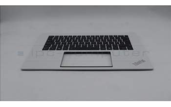 Lenovo 5M11U08086 C-Cover with keyboard, UK English, White, FingerPrint, UK