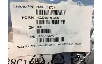Lenovo 5M88C18704 YT-K606F LCD_CNT Frame&*HQ20901289000