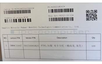 Lenovo 5M88C31647 TB361ZU SIM TRAY_GR&*5017AA001824 CS