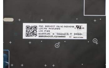 Lenovo 5N20V43199 NB_KYB CMSK-CS20,BK-BL,LTN,POR
