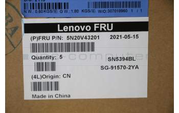 Lenovo 5N20V43201 NB_KYB CMSK-CS20,BK-BL,LTN,SLV