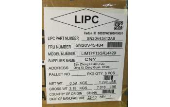 Lenovo 5N20V43484 NB_KYB CMSK-CS20,SV-BL,CHY,GRE