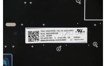 Lenovo 5N20V43604 NB_KYB CMSK-CS20,SV-NBL,LTN,UK